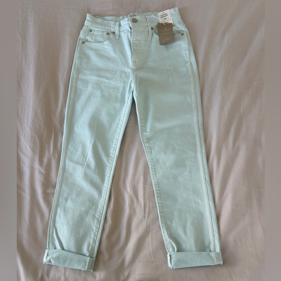 J. Crew Denim - J. Crew Women's Light Mint Ankle Jeans